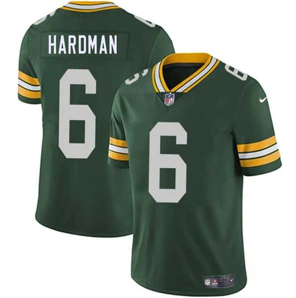Men & Women & Youth Green Bay Packers #6 Mecole Hardman Green 2025 Vapor Untouchable Limited Stitched Jersey